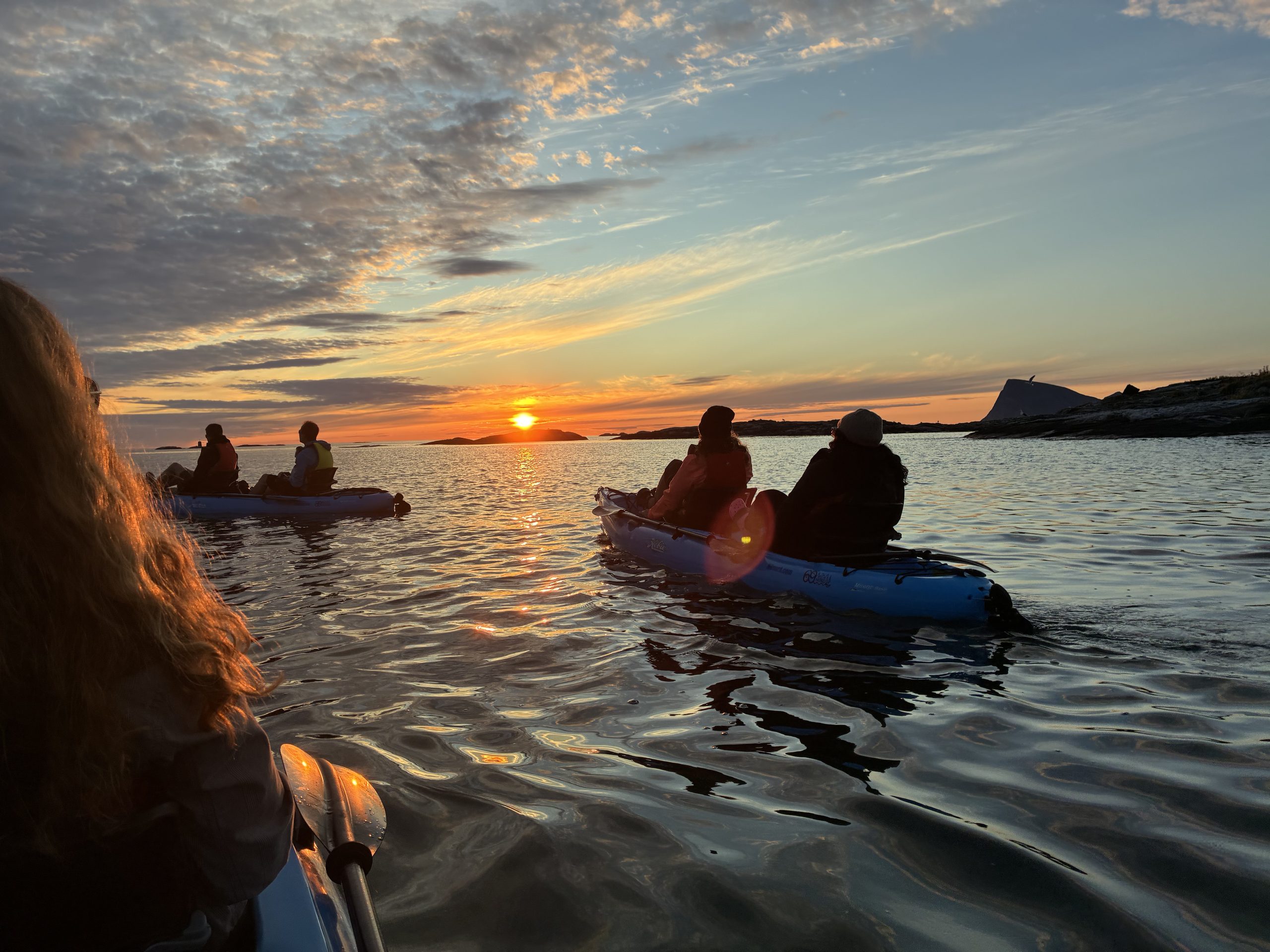 Soleil de minuit à Sommaroy en Hobie kayak – Image 13